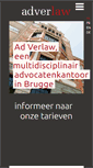 Mobile Screenshot of adverlaw.be